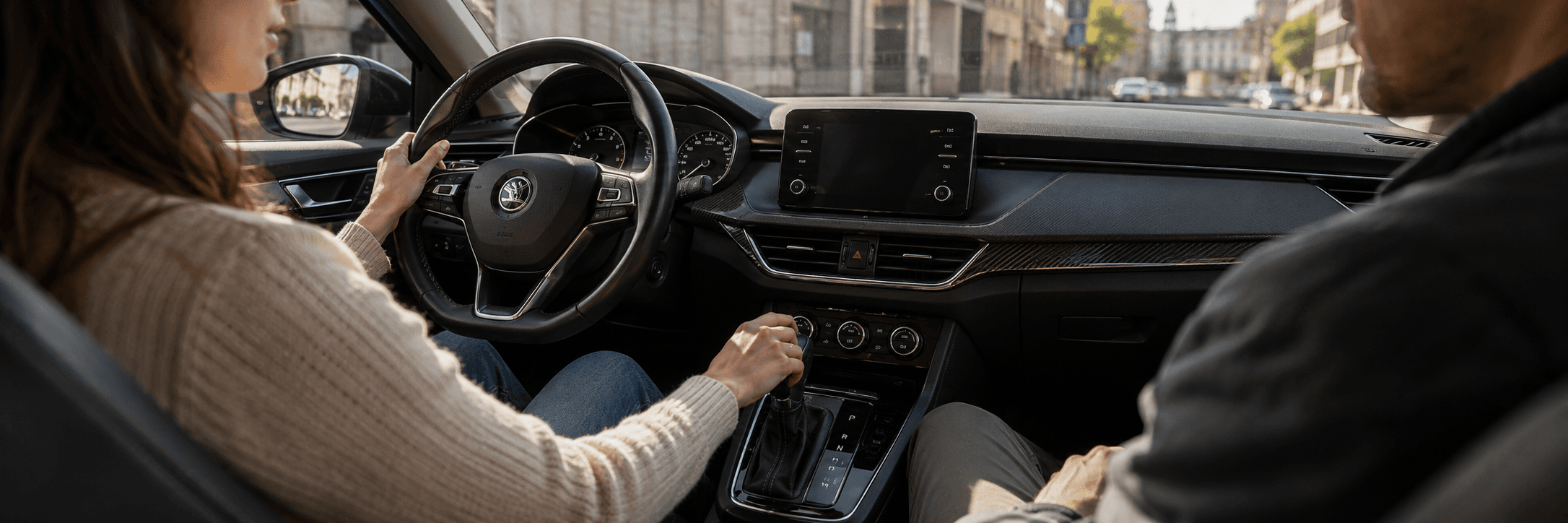 Habitacle boîte automatique — élève au volant avec moniteur ECMV